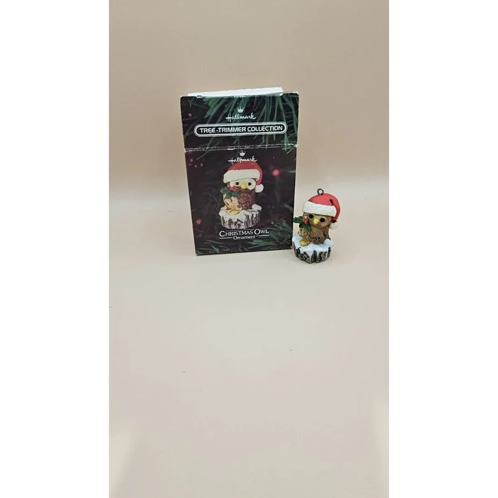 Hallmark Tree Trimmer Ornament~Christmas Owl~Dated 1980